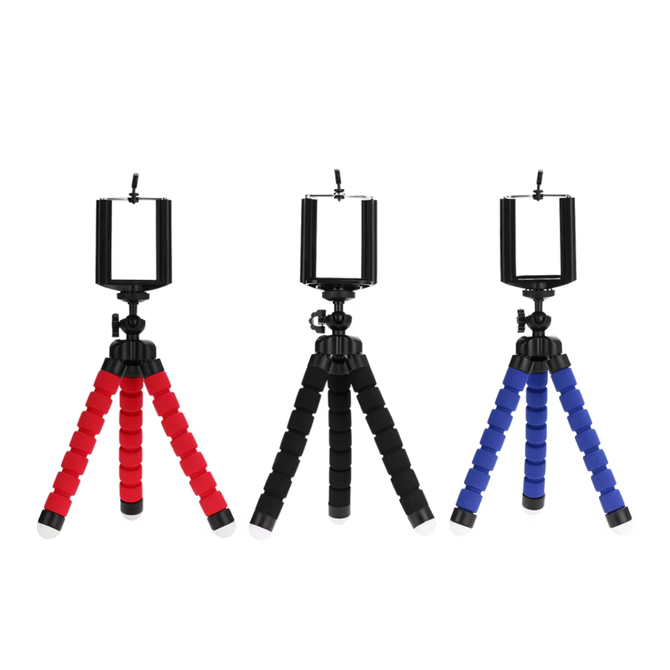 Adjustable Phone Tripod with Bluetooth Remote and Universal Phone Holder, view 11