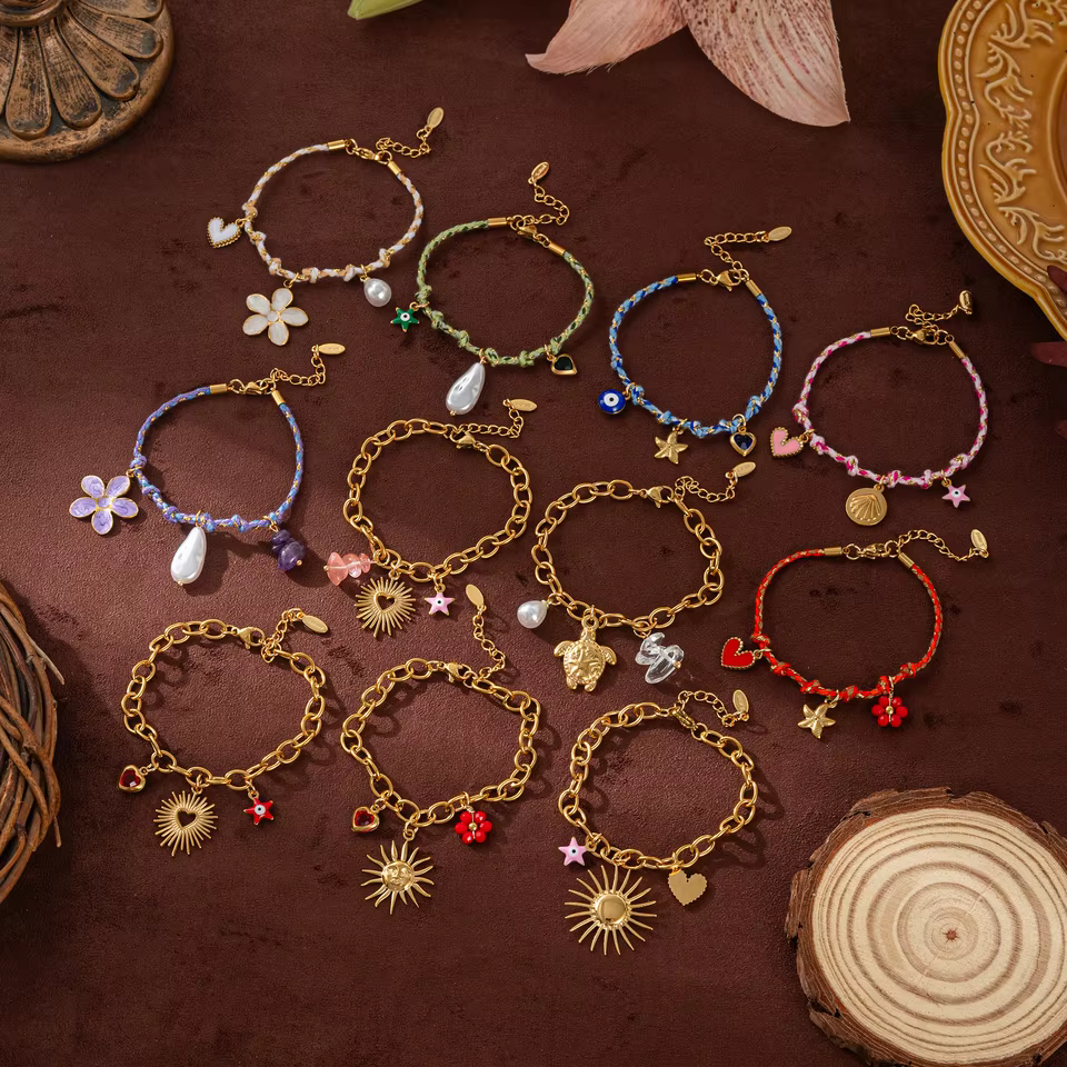 Braided Women's Bracelet - Fine Luxury multicolour Jewelry Collection, view 3