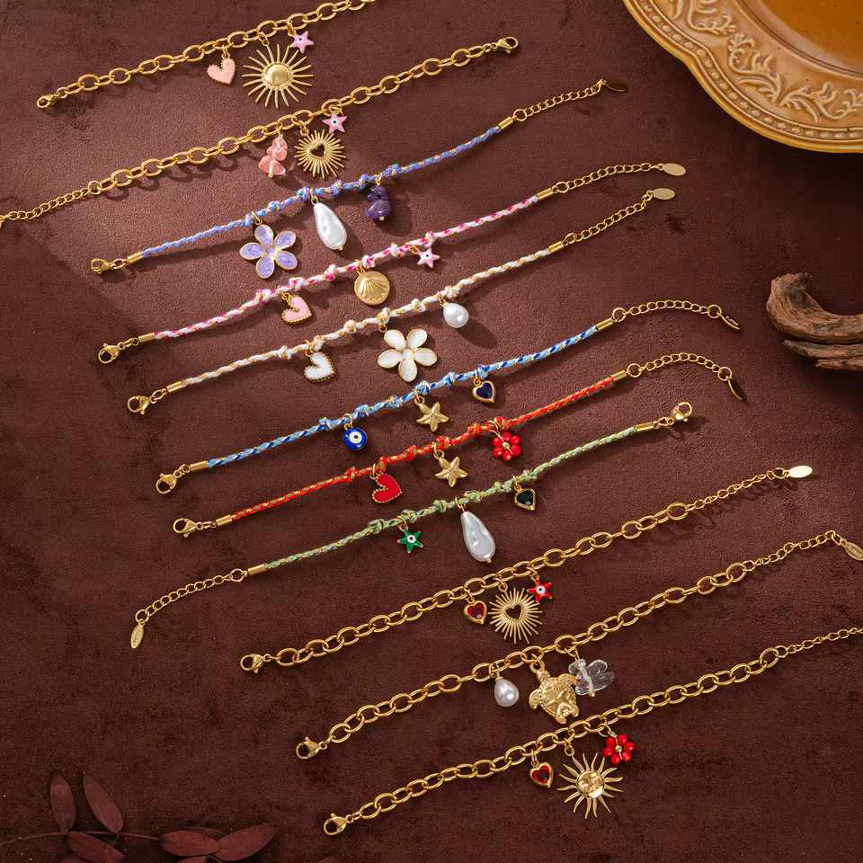 Braided Women's Bracelet - Fine Luxury multicolour Jewelry Collection