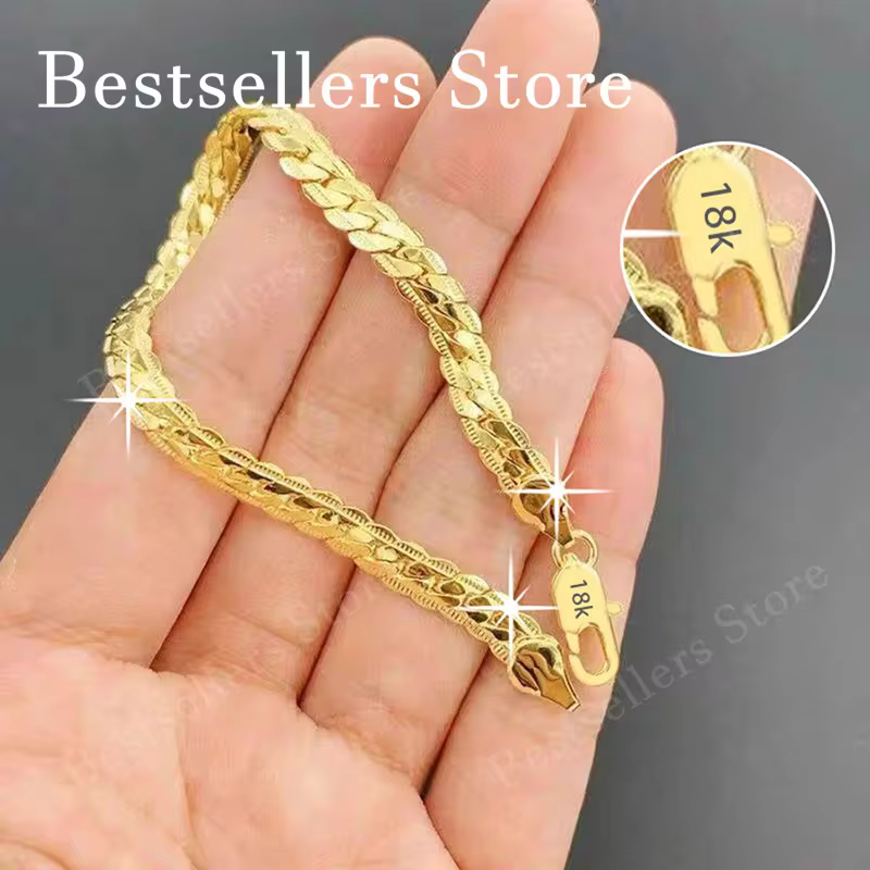Charm Bracelets for Man and Women - Adjustable Classic Link Charm Bracelet in Silver Bracelet, view 2