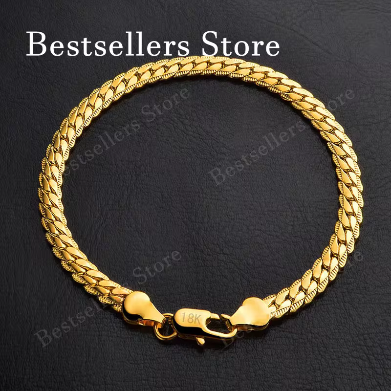 Charm Bracelets for Man and Women - Adjustable Classic Link Charm Bracelet in Silver Bracelet, view 3