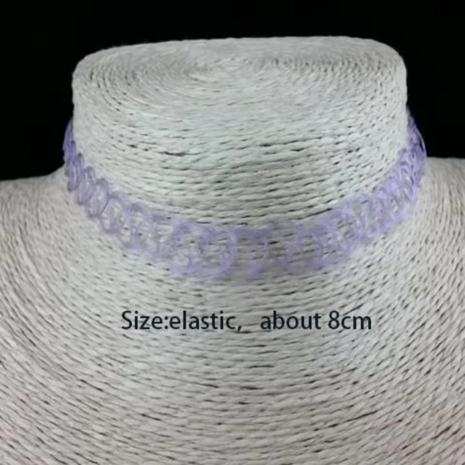 Choker Necklace for Women - Classic Adjustable High-Neck Layering Necklace in 06, view 2