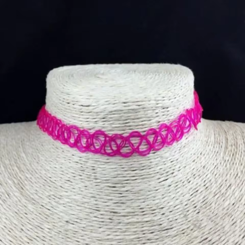 Choker Necklace for Women - Classic Adjustable High-Neck Layering Necklace in 05