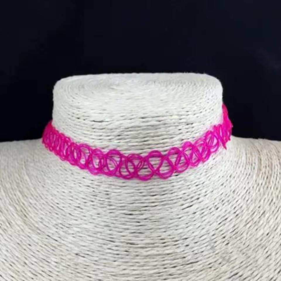 Choker Necklace for Women - Classic Adjustable High-Neck Layering Necklace in 05, view 3