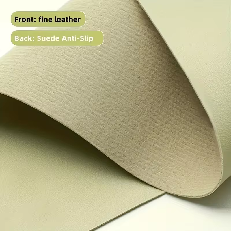 Classic Black Non-Slip Mouse Pad for Home and Office Desks in Beige, view 5