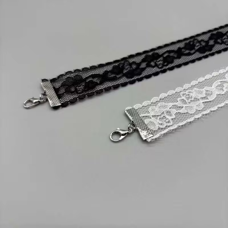 Classic Minimalist Lace Necklace for Women - Delicate Everyday Jewellery in 02, view 5