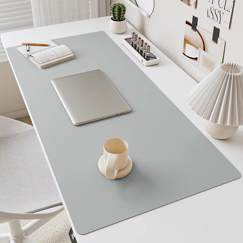 Classic Non-Slip Rubber Mouse Pad for Home and Office Desks in Grey