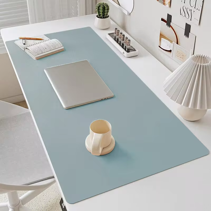 Classic Non-Slip Rubber Mouse Pad for Home and Office Desks in Blue