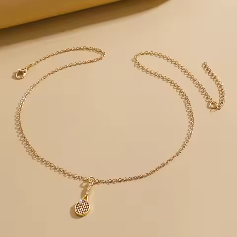 Classic Tennis Necklace with Continuous Sparkle Strand and Secure Clasp