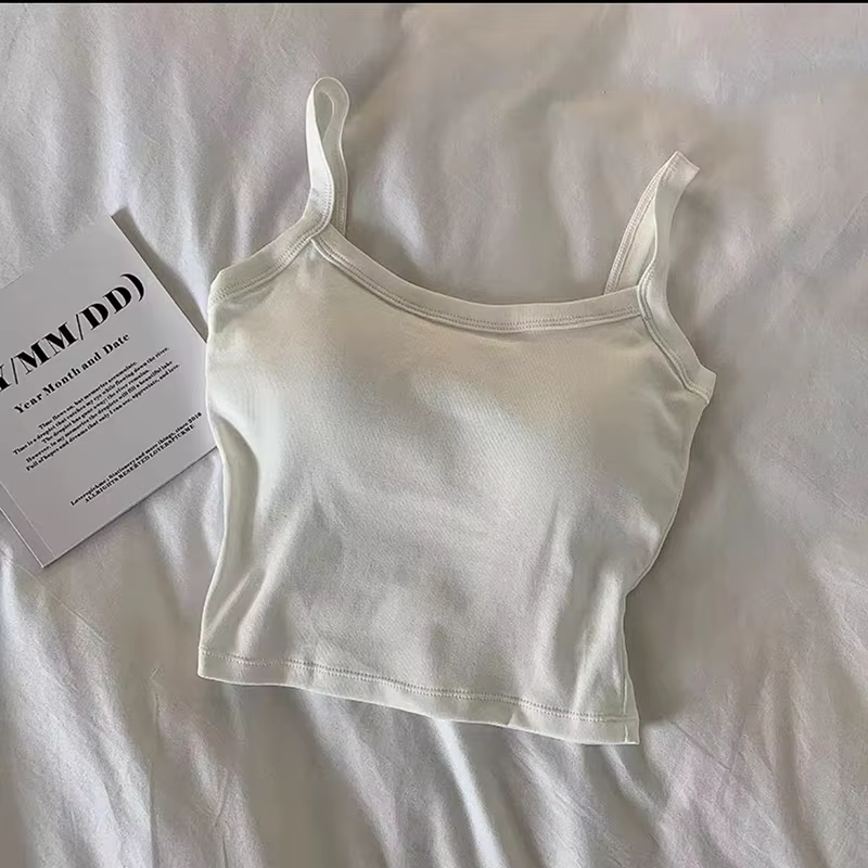 Crop Tops for Women - Fitted Everyday Short Sleeve Crewneck Top in white