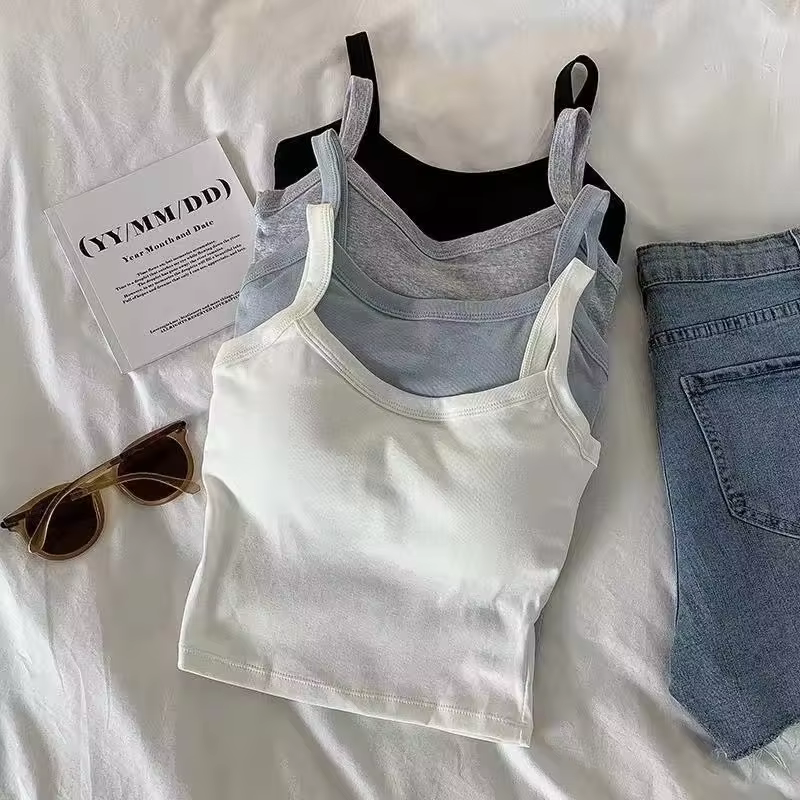 Crop Tops for Women - Fitted Everyday Short Sleeve Crewneck Top in black