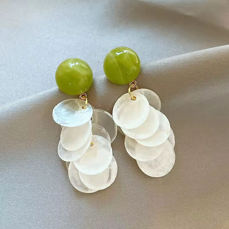Ear Clips Flower Peach Heart Shaped Earrings , Comfortable and Secure Daily Wear in 14 clip on earrings, view 2