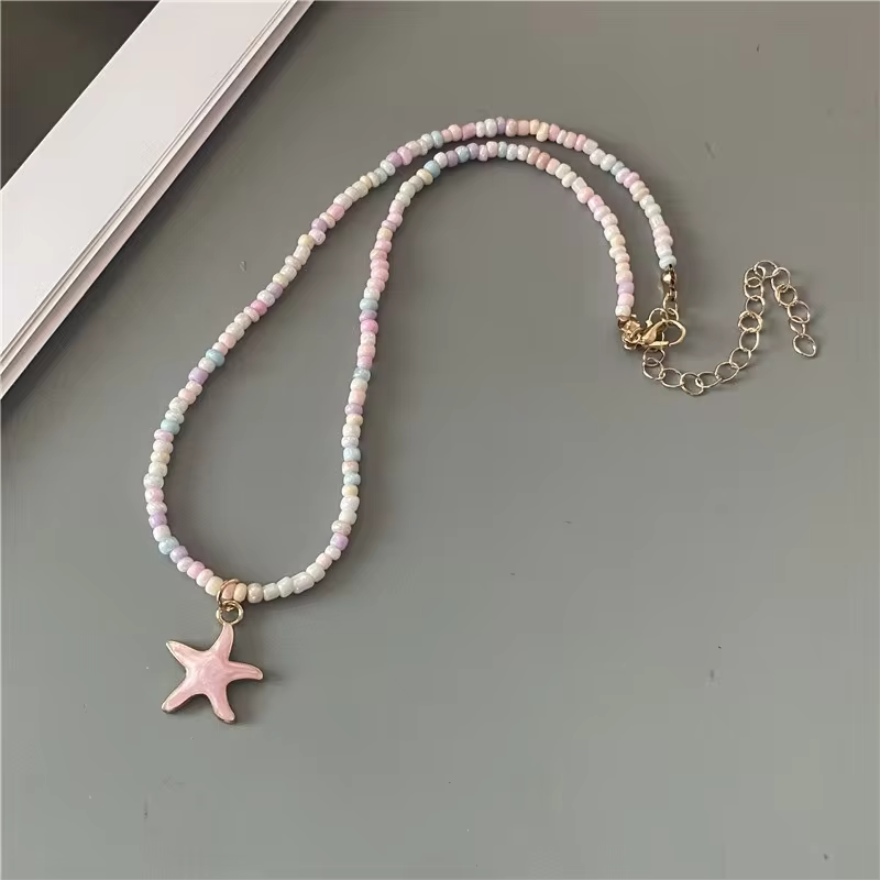 Freshwater Cultured Pearl Necklace in Sterling Silver - Classic Star Pendant Design in C