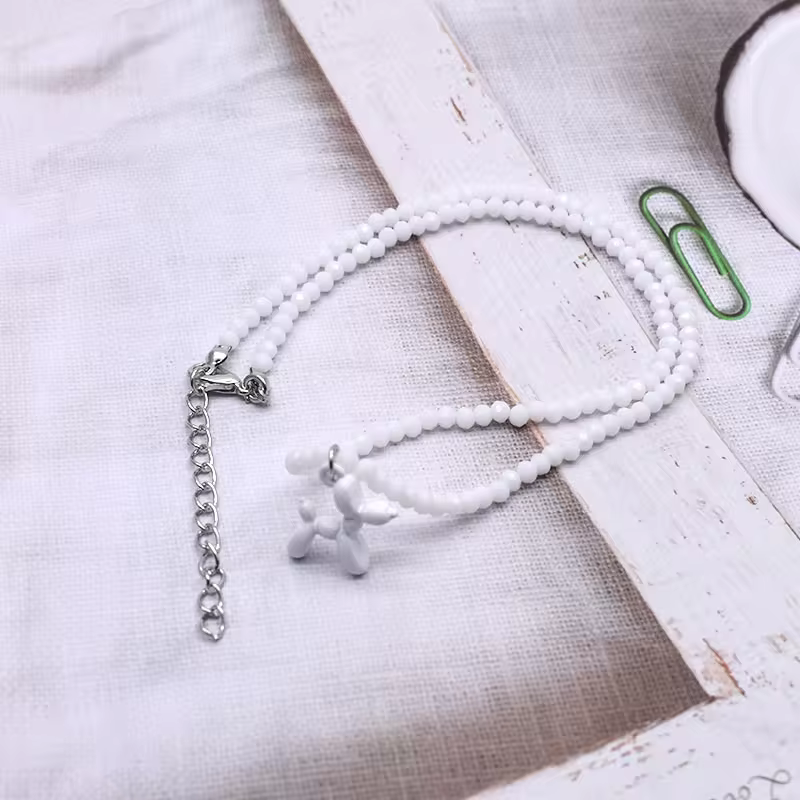 Freshwater Pearl Necklace - Classic Hand-Knotted Single Strand with Sterling Silver/Golden Clasp in 1