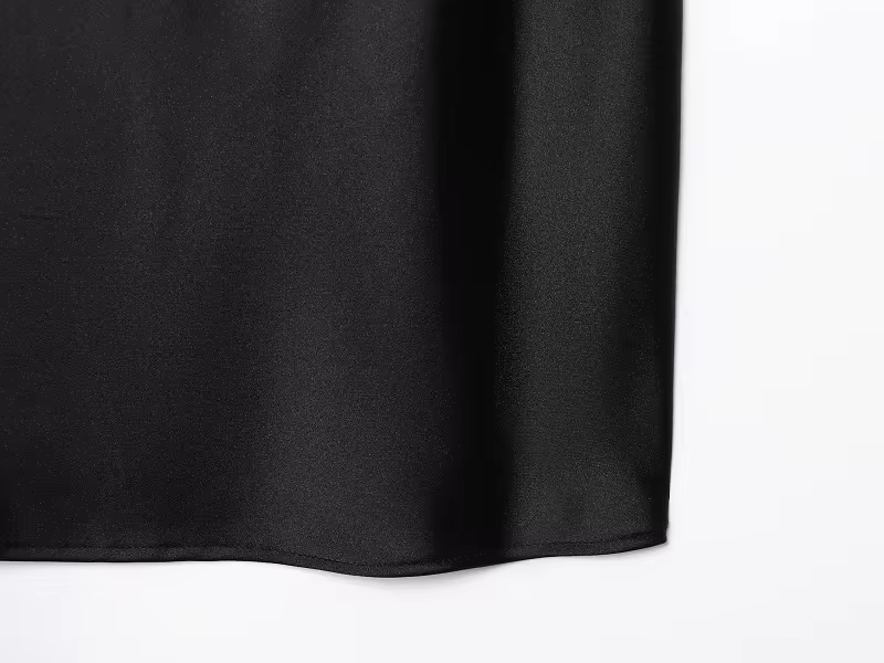 Halter Tops for Women - Sleeveless Casual Summer Necktie Top in black, view 6