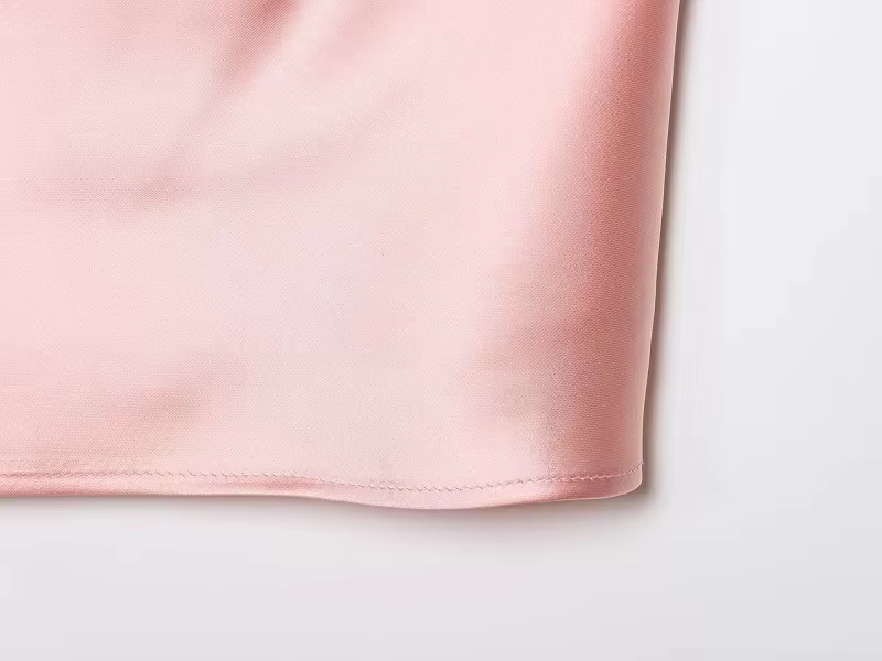 Halter Tops for Women - Sleeveless Casual Summer Necktie Top in Pink, view 6