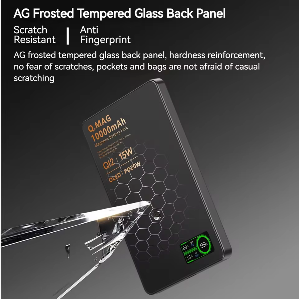 Magnetic Power Bank - Portable Wireless Charger with Strong Snap-On Grip, view 7