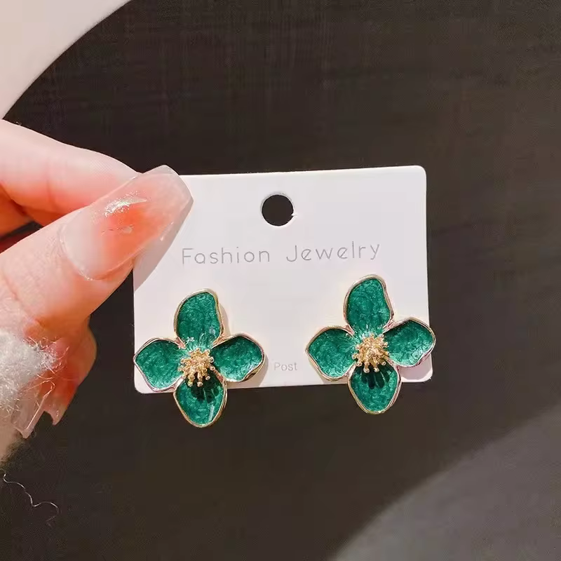 Minimalist Threader Earrings in Gold Finish - Adjustable Pull-Through Dangle Jewellery in ED3539-G