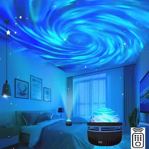 Rotating LED Starry Night Light Projector for Kids Bedroom and Nursery