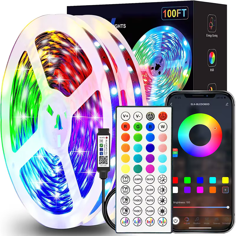 Smart RGB Light Strip with App Control and Music Sync, view 2