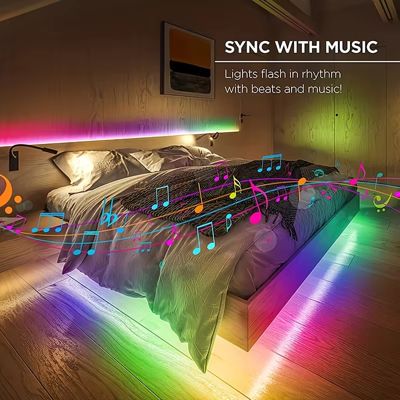 Smart RGB Light Strip with App Control and Music Sync, view 9