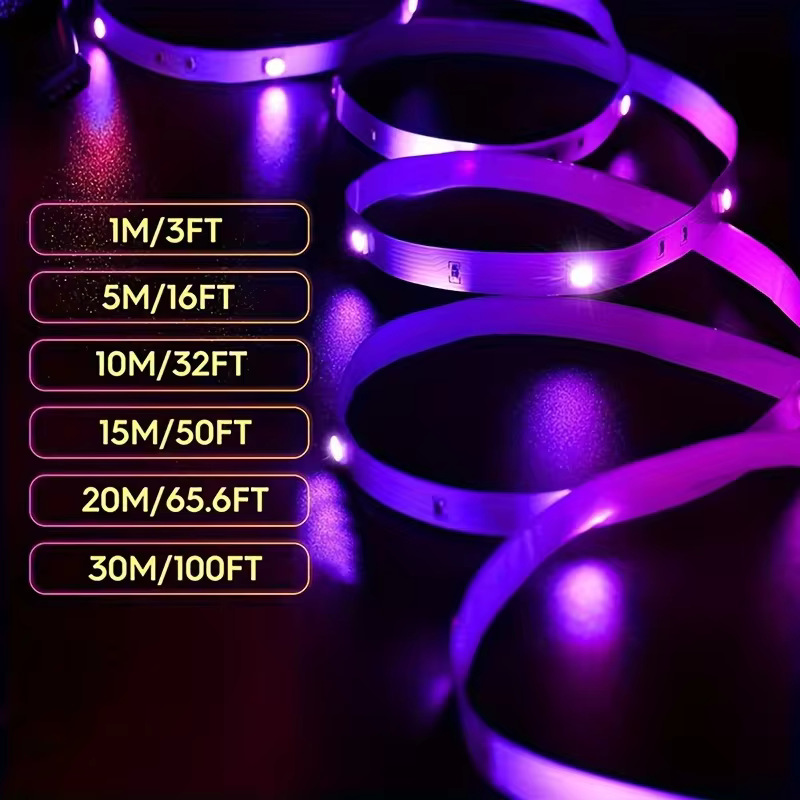 Smart RGB Light Strip with App Control and Music Sync, view 8