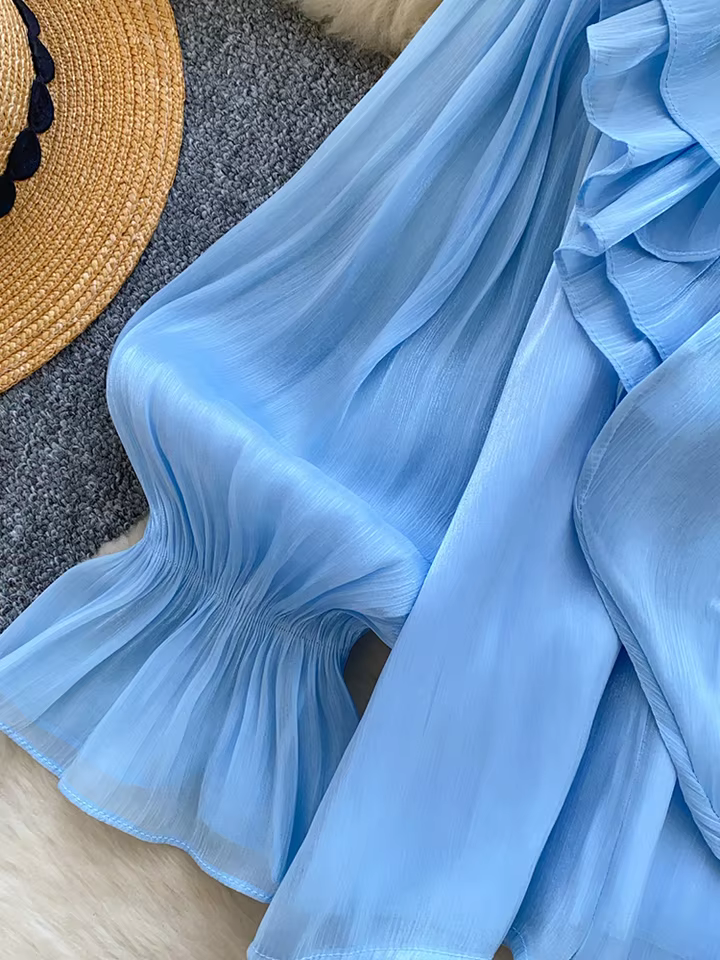 Women Cute Tops, Versatile Everyday Fashion & Casual Style in blue, view 5