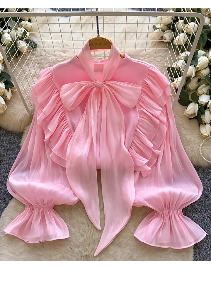 Women Cute Tops, Versatile Everyday Fashion & Casual Style in pink, view 3