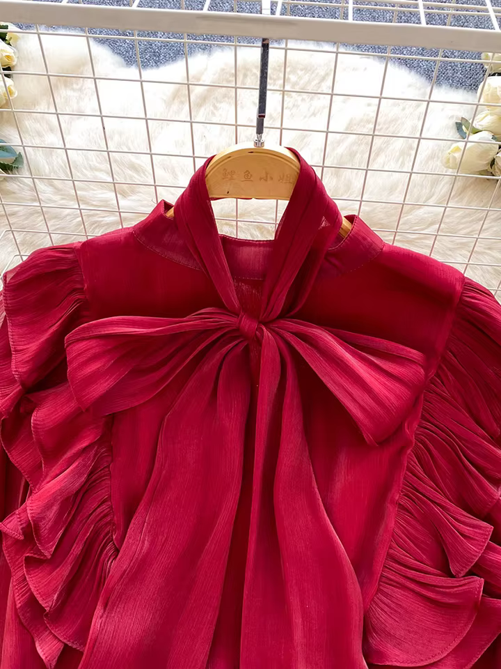 Women Cute Tops, Versatile Everyday Fashion & Casual Style in red, view 3