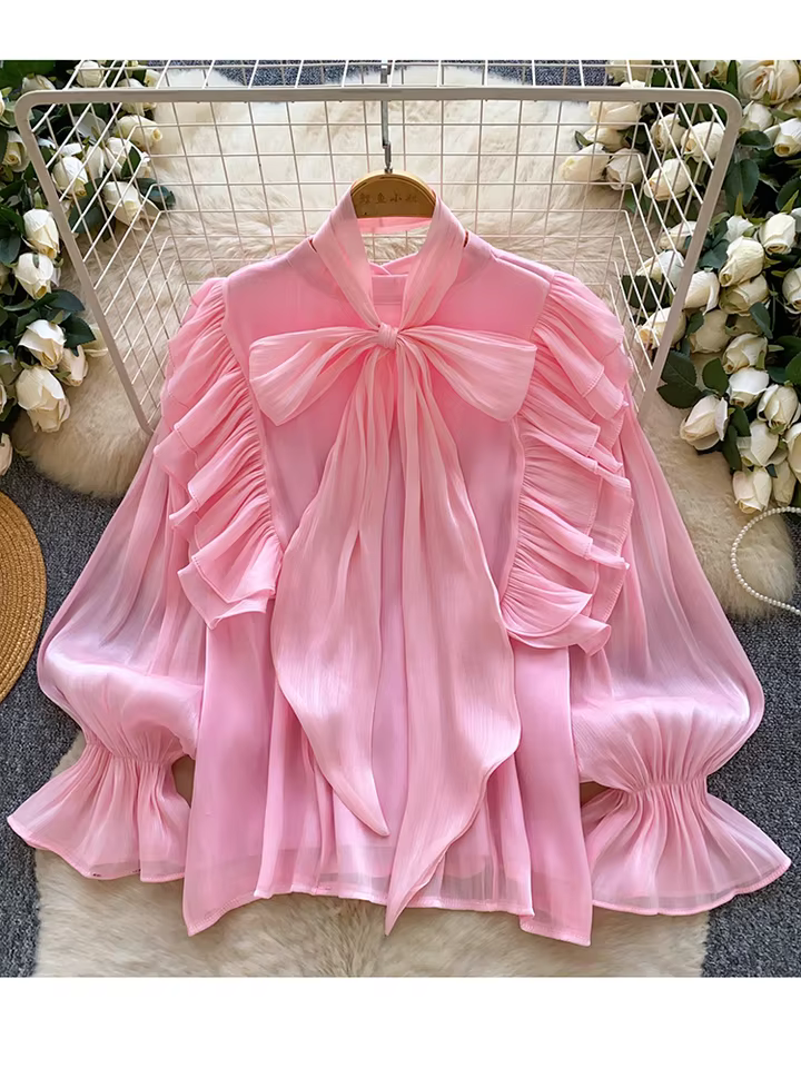 Women Cute Tops, Versatile Everyday Fashion & Casual Style in pink, view 4