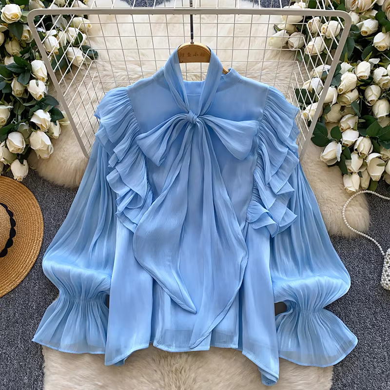 Women Cute Tops, Versatile Everyday Fashion & Casual Style in blue