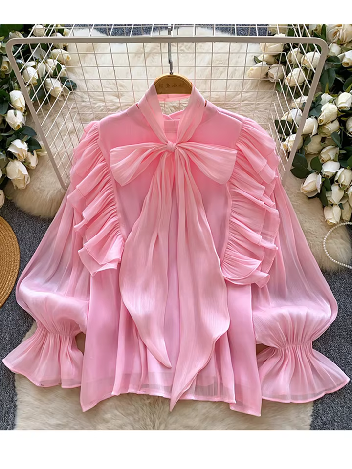 Women Cute Tops, Versatile Everyday Fashion & Casual Style in pink, view 7